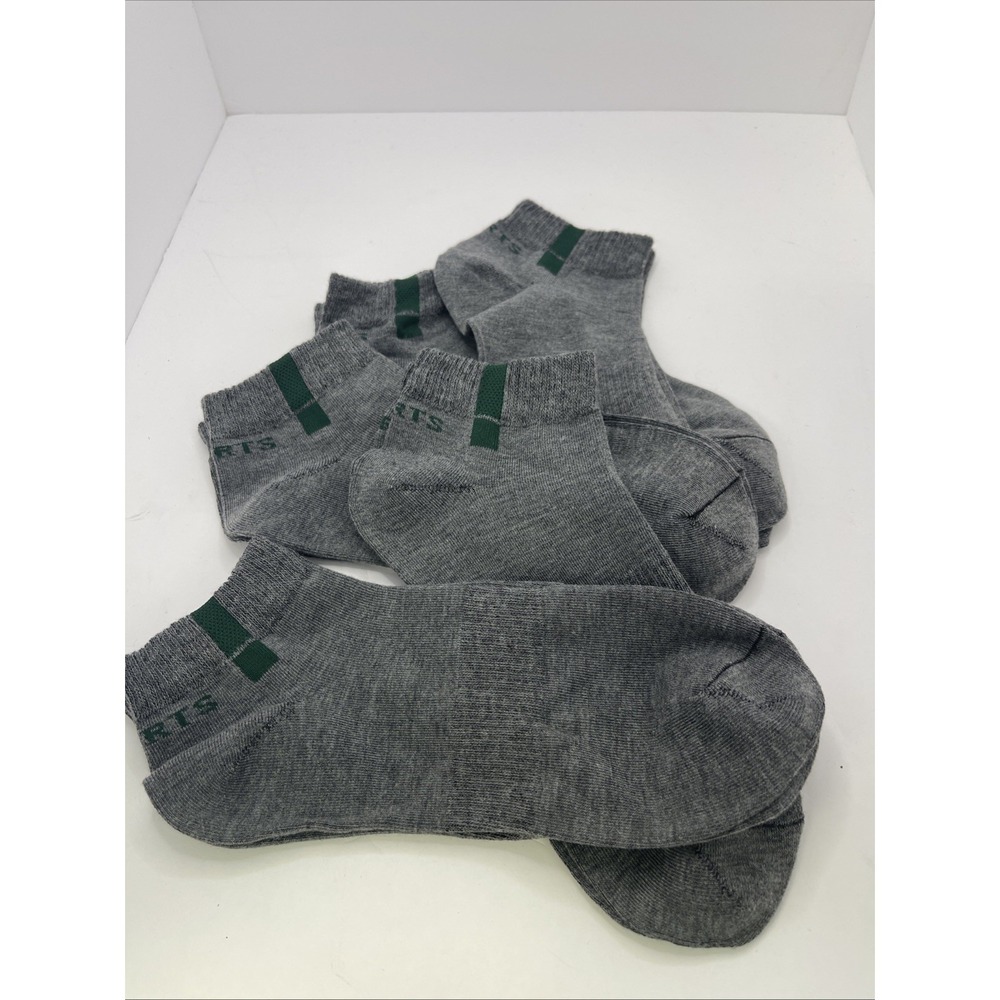 5 Pairs Unisex Ankle Socks - Comfortable Everyday Low Cut Sport Socks Dark Gray
